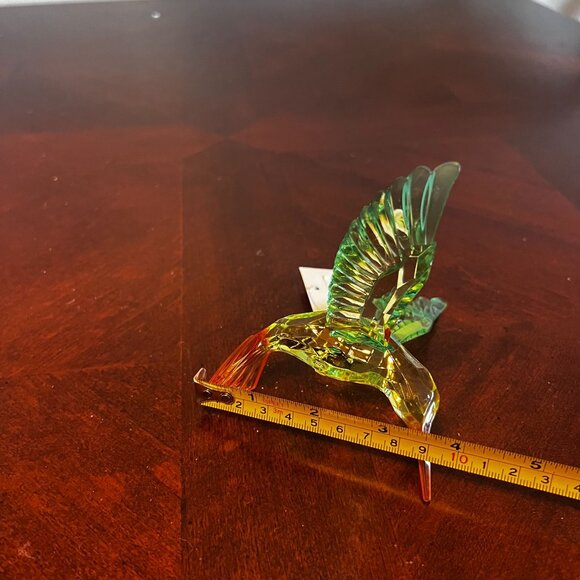 Hummingbird Ornament Gradient Green Yellow & Orange Colors - Picture 5 of 5